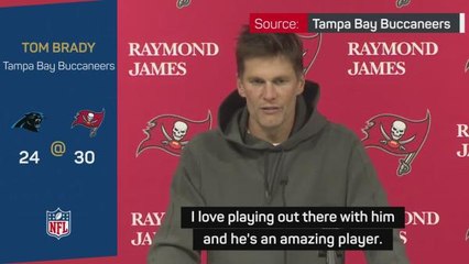 'Nice to connect' - Brady enjoying Evans relationship as Bucs win NFC South