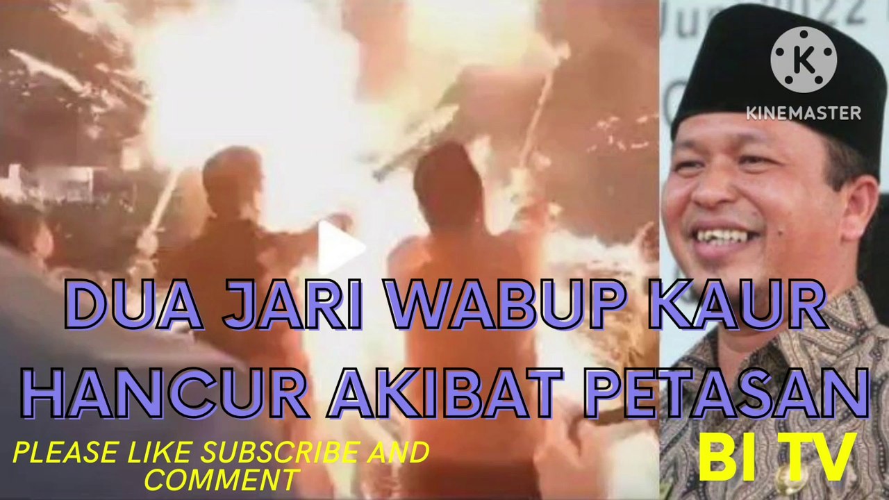 Petasan meledak di tangan Wabup Kaur Bengkulu