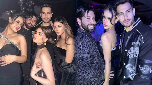 Kajol और Ajay Devgn की बेटी Nysa Devgan ने रातभर की दोस्तों के साथ Party, Black Dress पहन ढाया कहर