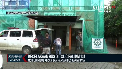 Usai Wisata Tahun Baru, Rombongan Keluarga Kecelakaan di Cipali