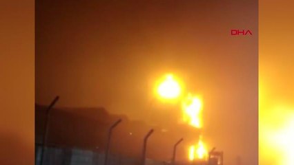 BURSA'DA ZİFT DEPOSUNDA YANGIN