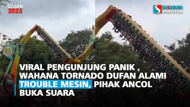 Viral Pengunjung Panik , Wahana Tornado Dufan Alami Trouble Mesin, Pihak Ancol Buka Suara