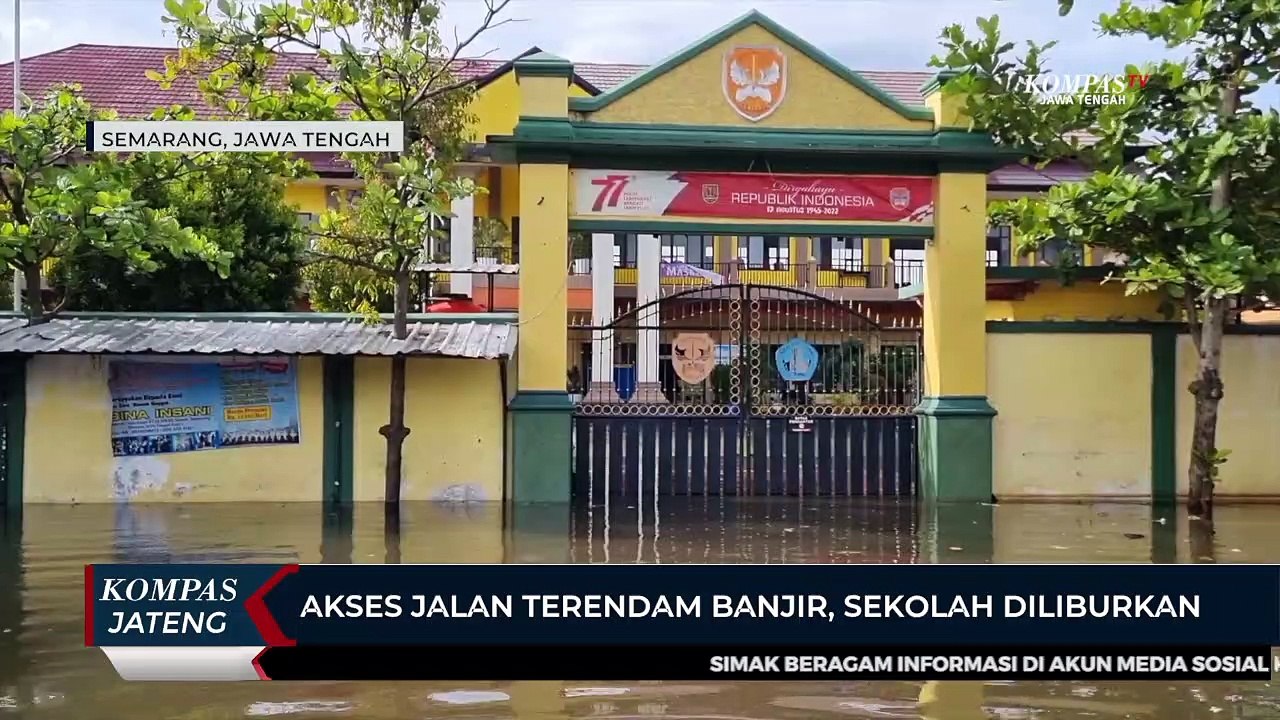 Akses Jalan Terendam Banjir, Sekolah Diliburkan