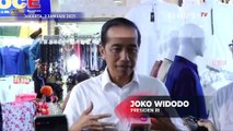 Presiden Jokowi dan PJ Gubernur DKI Heru Budi Hartono Tinjau Pasar Tanah Abang