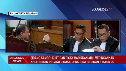 Kuasa Hukum Kuat Ma'ruf Tanyakan Status Justice Collaborator Eliezer, Begini Jawaban Saksi Ahli!