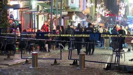 Galata'da şüpheli çanta paniği