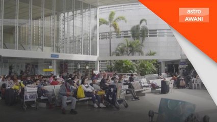 Gangguan Elektrik | 56 ribu penumpang terkandas di Manila, 361 penerbangan terjejas