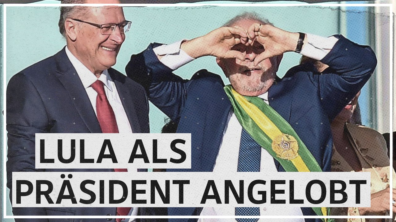 Lula tritt Amt als neuer Präsident Brasiliens an