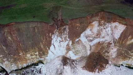 Peacehaven cliff fall