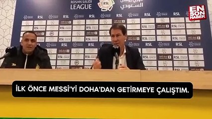 Al Nassr'ın hocasından Messi şakası