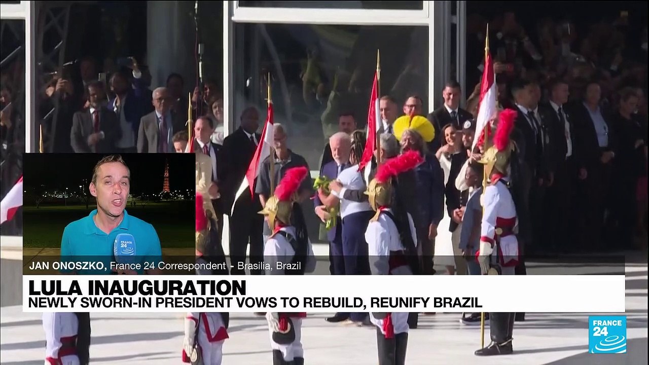 New sworn-in President Lula vows to rebuild, reunify Brazil