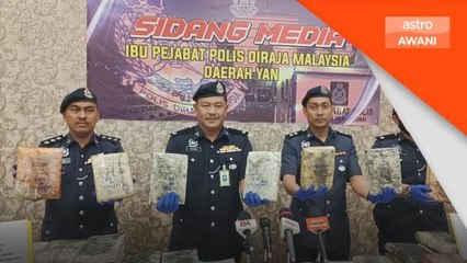 Dadah | 158 ketulan mampat ganja ditemukan di Sungai Yan