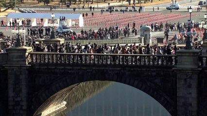 Император Японии лично поздравил подданных с Новым годом