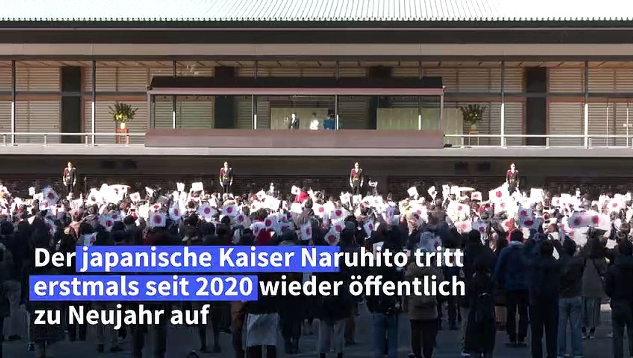 Japans Kaiser erstmals wieder bei Neujahrszeremonie