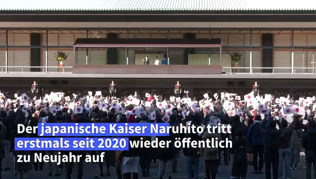 Japans kaiser erstmals wieder bei neujahrszeremonie