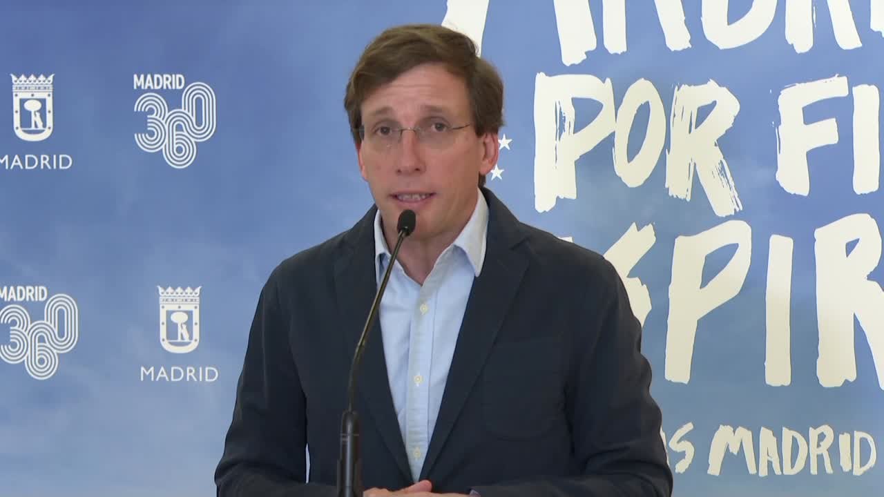 Almeida se pronuncia sobre la calidad del aire en Madrid