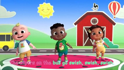 Kids Song Wheels On The Bus Dance  - Dance Party