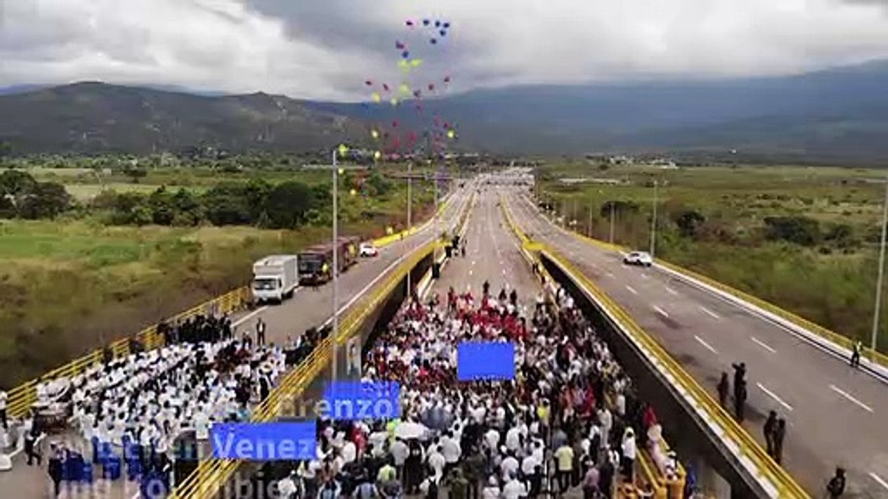 Venezuela und Kolumbien öffnen symbolträchtige Brücke