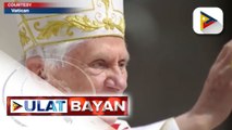 Pope Emeritus Benedict XVI, ihahatid sa huling hantungan sa Jan. 5