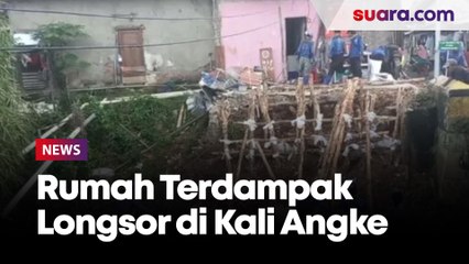 Musrifah Lemas, Bagian Belakang Rumahnya Amblas, Alat Rumah Tangga Terbawa Arus Kali Angke