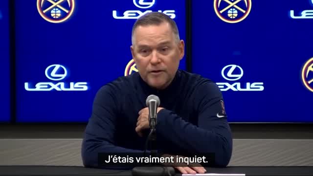 Nuggets - Malone sur l'incident avec le cercle : J'étais vraiment inquiet