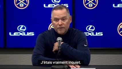 Nuggets - Malone sur l'incident avec le cercle : "J'étais vraiment inquiet"