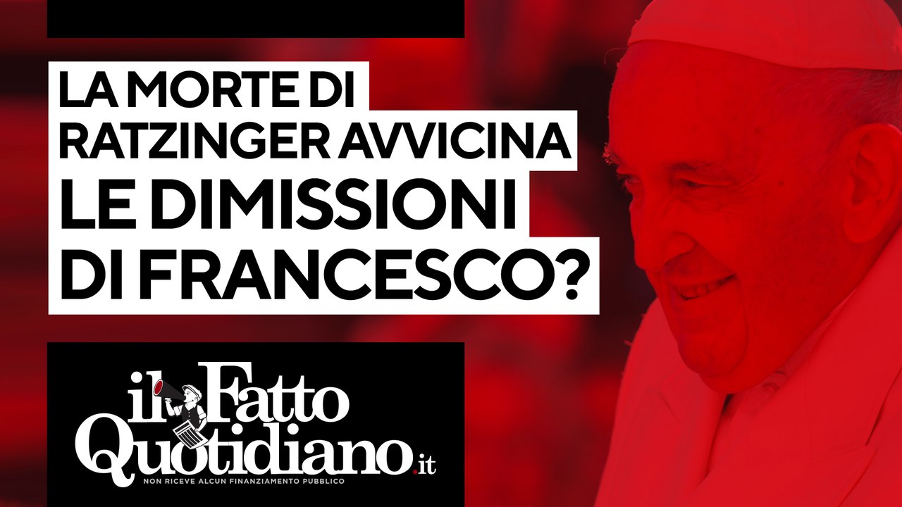 La morte di Ratzinger avvicina le dimissioni di Francesco? L'analisi con il vaticanista del Fatto.it