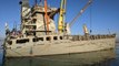 İskenderun Limanı'nda batan konteyner gemisi su yüzüne çıkarıldı