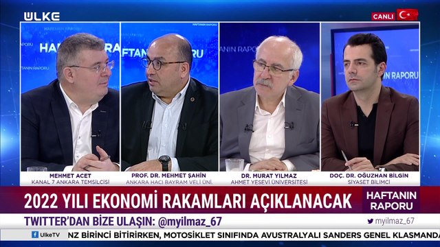 Haftanın Raporu - Murat Yılmaz | Mehmet Acet | Mehmet Şahin | Oğuzhan Bilgin | 1 Ocak 2023
