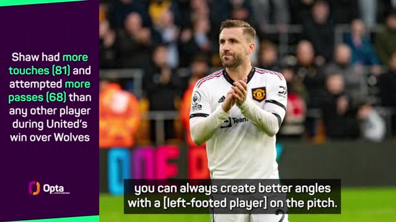 Ten Hag delighted with 'fabulous' Shaw as makes...