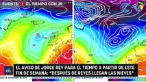 El aviso de Jorge Rey para el tiempo a partir de este fin de semana: 