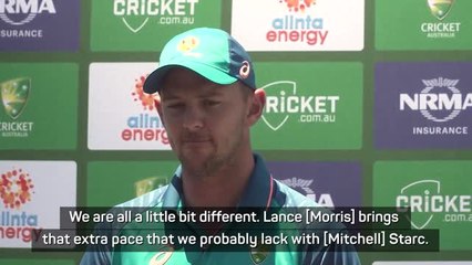 Australian prospect Morris 'exciting' - Hazlewood