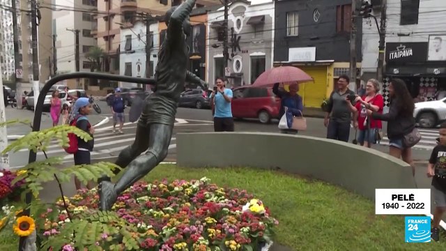 Brasil se prepara para darle el último adiós a Pelé en el estadio del Santos