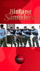 PARA PEMAIN BINTANG SAMUDERA LATIHAN SEPERTI LAYAKNYA TNI ANGKATAN LAUT  KEREN BANGET