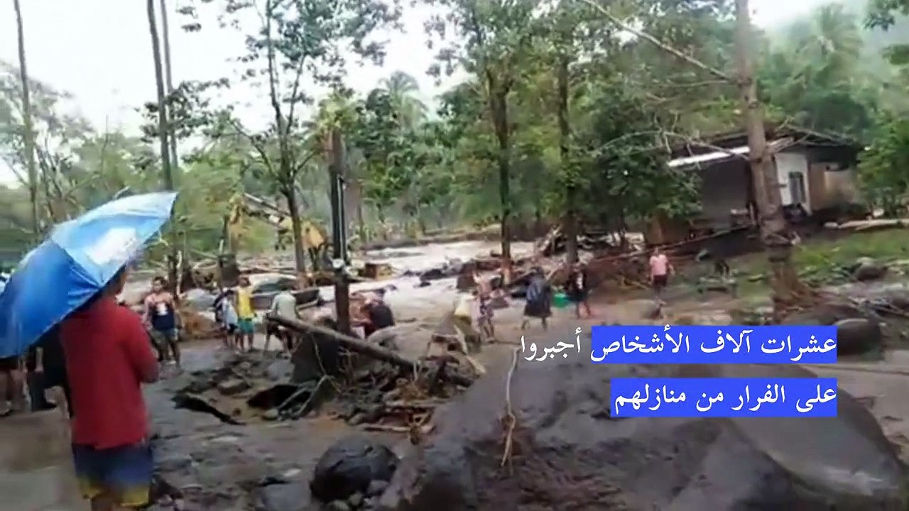 ارتفاع حصيلة قتلى الفيضانات وانزلاقات التربة في...