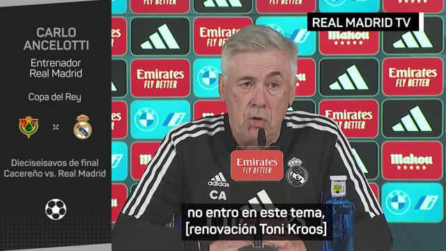 CACEREÑO-REAL MADRID | COPA DEL REY | RUEDA DE PRENSA de ANCELOTTI | Diario AS