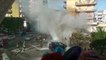 Tre auto a fuoco a Palermo, fiamme e fumo mettono paura