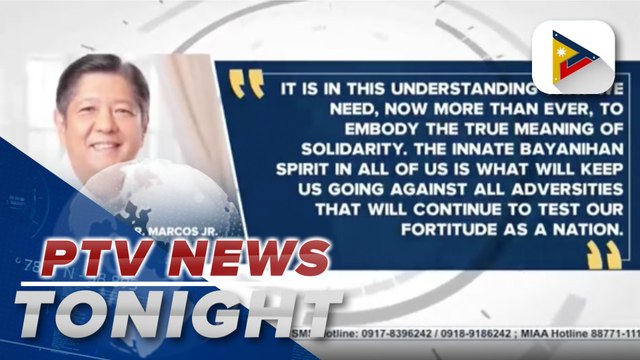 Pres. Ferdinand R. Marcos Jr. calls for unity in welcoming 2023