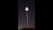 [영상] '고체연료 추진 우주발사체'가 우주에서 보낸 영상 / YTN