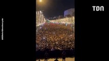 Nouvel An : Une foule impressionnante sur les Champs-Élysées