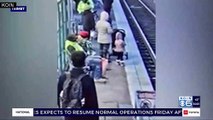 Sem-teto empurra menina de três anos do trilho do trem nos EUA; vídeo
