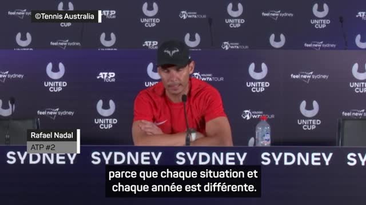United Cup - Nadal : "Je vais travailler dur ces deux semaines"
