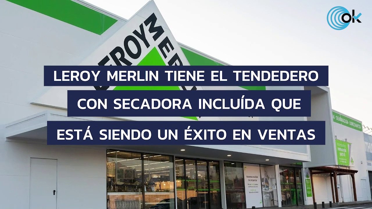 Leroy Merlin tiene el tendedero con secadora incluída que está siendo un éxito en ventas