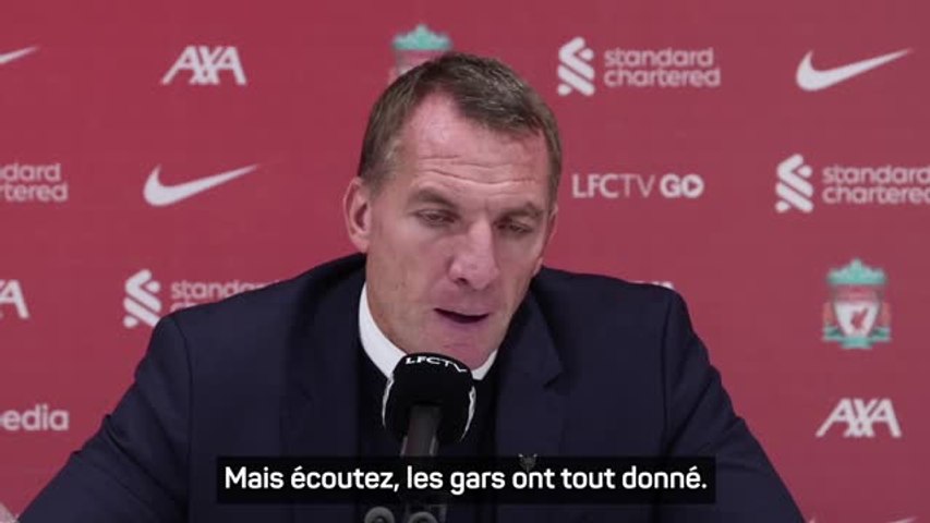 Brendan Rodgers : “C'est un championnat très difficile”