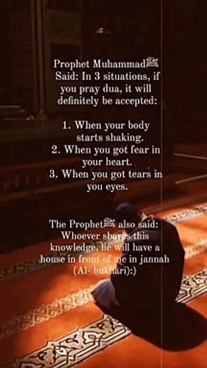 If you Pray dua it will definitely be accepted #pray #prayer #dua