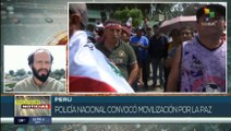 Policía Nacional del Perú convoca a marcha por la paz