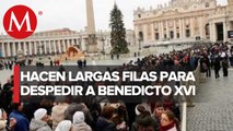 Miles de fieles desfilan para despedir a Benedicto XVI en Basílica de San Pedro