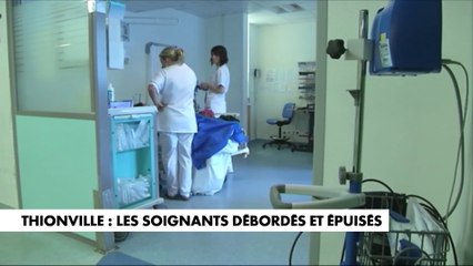 Download Video: Thionville : les soignants débordés et épuisés