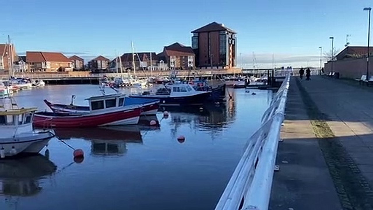 Emergency services called to Sunderland Marina following reports of a