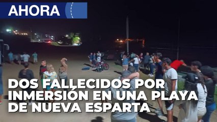2 fallecidos por inmersión en playa de Nueva Esparta - 02Ene @VPItv
